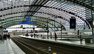 Treinstation Berlijn Hauptbahnhof (Hbf)