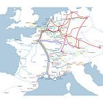Treinverbindingen Europa