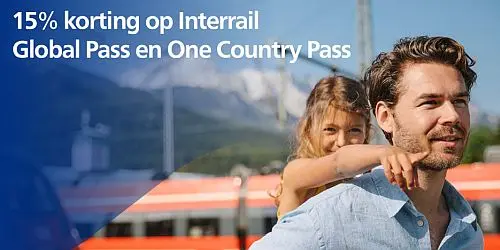 Interrail Passen 15% korting